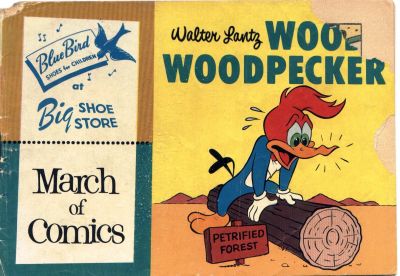 Cover for Boys' and Girls' March of Comics (Western, 1946 series) #139 [Blue Bird at Big Shoe Store]