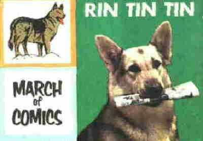 Cover for Boys' and Girls' March of Comics (Western, 1946 series) #163 [Rin Tin Tin]