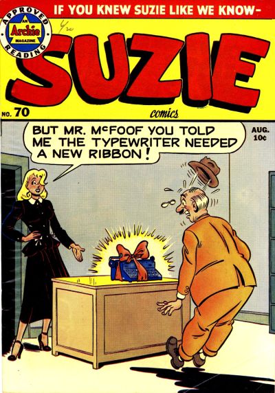 Cover for Suzie Comics (Archie, 1945 series) #70