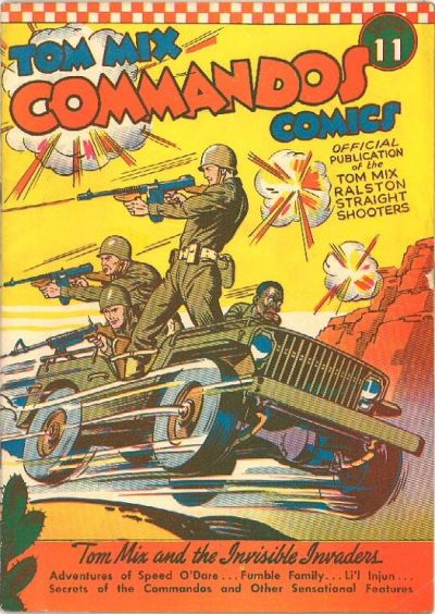 Cover for Tom Mix Commandos Comics (Ralston-Purina Company, 1942 series) #11
