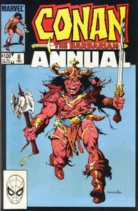 Cover for Conan Annual (Marvel, 1973 series) #8 [Direct]