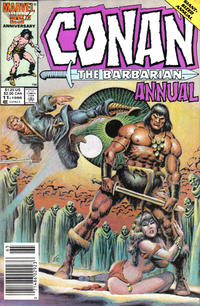 Cover for Conan Annual (Marvel, 1973 series) #11 [Newsstand]