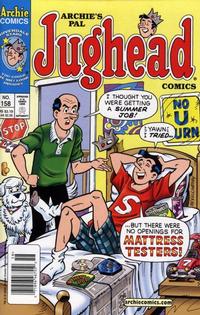 Cover for Archie's Pal Jughead Comics (Archie, 1993 series) #158