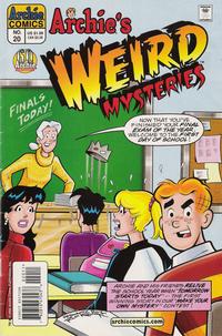 Cover for Archie's Weird Mysteries (Archie, 2000 series) #20
