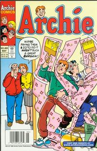 Cover for Archie (Archie, 1959 series) #483 [Newsstand]