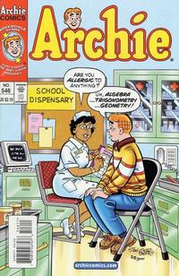 Cover for Archie (Archie, 1959 series) #546