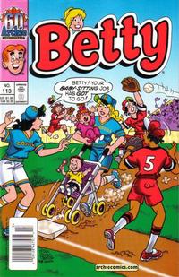 Cover Thumbnail for Betty (Archie, 1992 series) #113 [Newsstand]