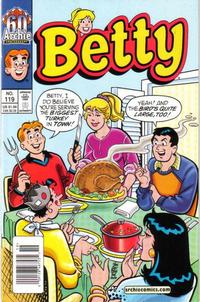 Cover Thumbnail for Betty (Archie, 1992 series) #119 [Newsstand]