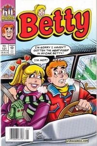 Cover Thumbnail for Betty (Archie, 1992 series) #121 [Newsstand]