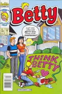 Cover for Betty (Archie, 1992 series) #139 [Newsstand]