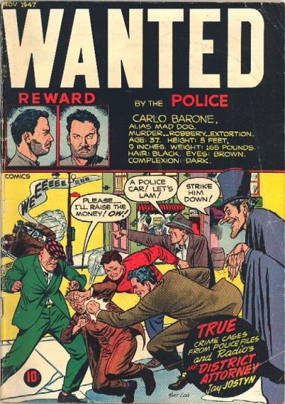 Cover for Wanted Comics (Orbit-Wanted, 1947 series) #10