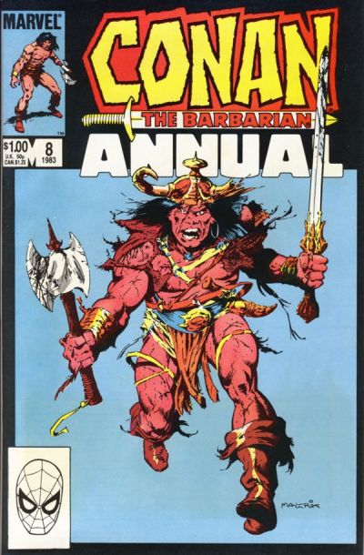 Cover for Conan Annual (Marvel, 1973 series) #8 [Direct]