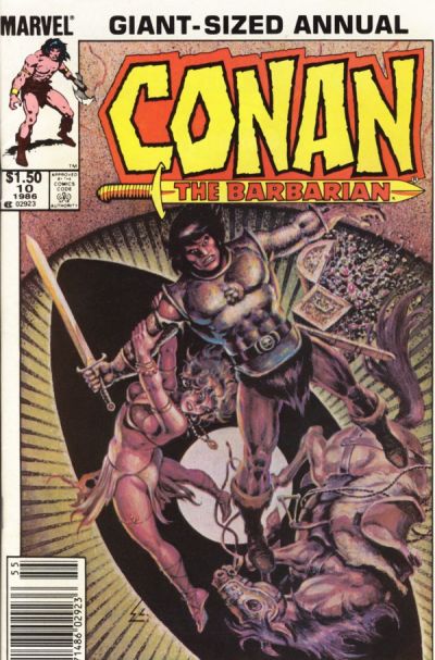 Cover for Conan Annual (Marvel, 1973 series) #10 [$1.50]