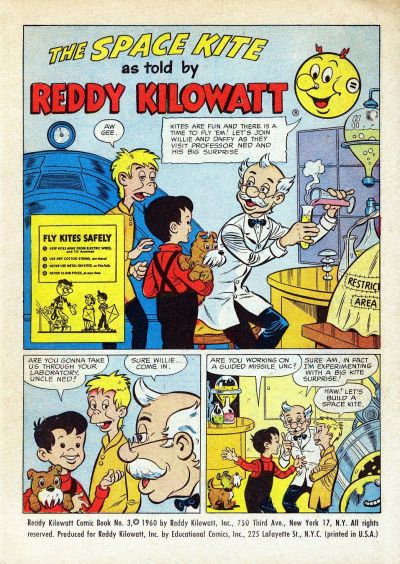 Cover for Reddy Kilowatt (EC, 1946 series) #3 [1960]
