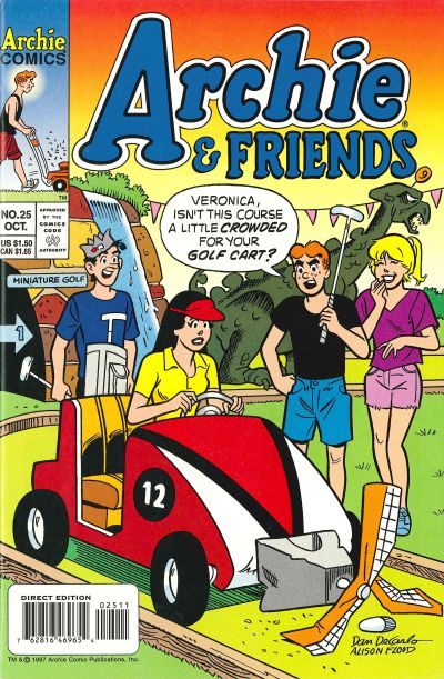 Cover for Archie & Friends (Archie, 1992 series) #25 [Direct Edition]