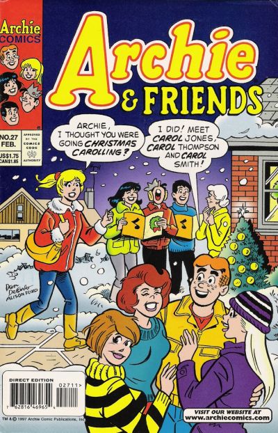 Cover for Archie & Friends (Archie, 1992 series) #27 [Direct Edition]
