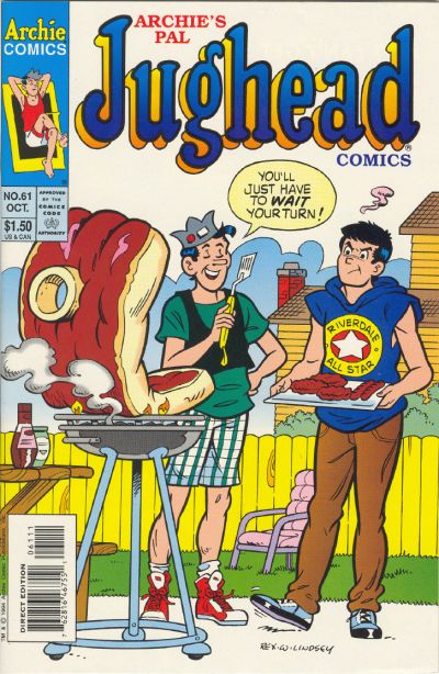 Cover for Archie's Pal Jughead Comics (Archie, 1993 series) #61 [Direct Edition]