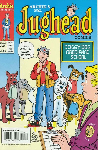 Cover for Archie's Pal Jughead Comics (Archie, 1993 series) #63 [Direct Edition]