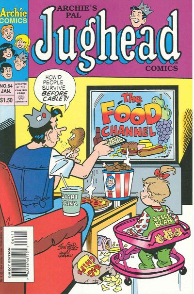 Cover for Archie's Pal Jughead Comics (Archie, 1993 series) #64 [Direct Edition]