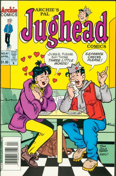 Cover for Archie's Pal Jughead Comics (Archie, 1993 series) #67 [Newsstand]