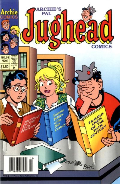 Cover for Archie's Pal Jughead Comics (Archie, 1993 series) #74 [Newsstand]