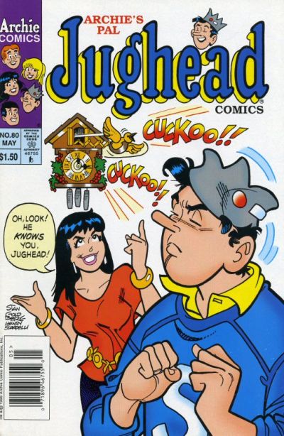 Cover for Archie's Pal Jughead Comics (Archie, 1993 series) #80 [Newsstand]