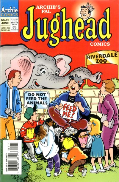 Cover for Archie's Pal Jughead Comics (Archie, 1993 series) #81