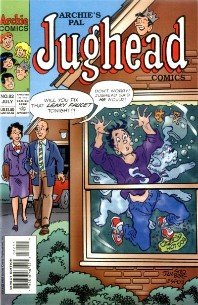 Cover for Archie's Pal Jughead Comics (Archie, 1993 series) #82 [Direct Edition]