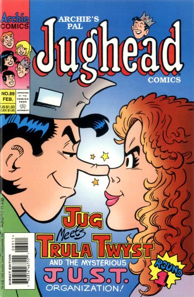 Cover for Archie's Pal Jughead Comics (Archie, 1993 series) #89 [Direct Edition]