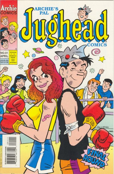 Cover for Archie's Pal Jughead Comics (Archie, 1993 series) #91 [Direct Edition]