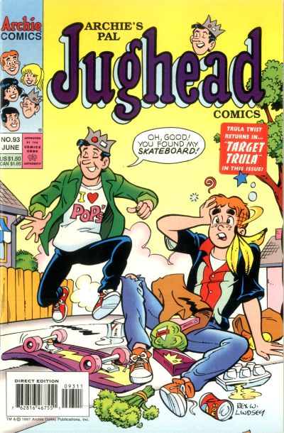 Cover for Archie's Pal Jughead Comics (Archie, 1993 series) #93 [Direct Edition]