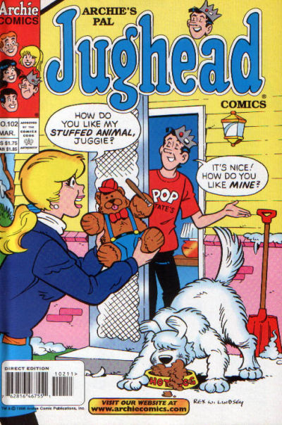 Cover for Archie's Pal Jughead Comics (Archie, 1993 series) #102