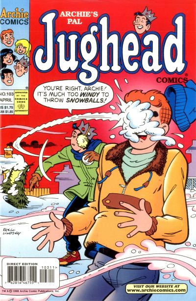 Cover for Archie's Pal Jughead Comics (Archie, 1993 series) #103 [Direct Edition]