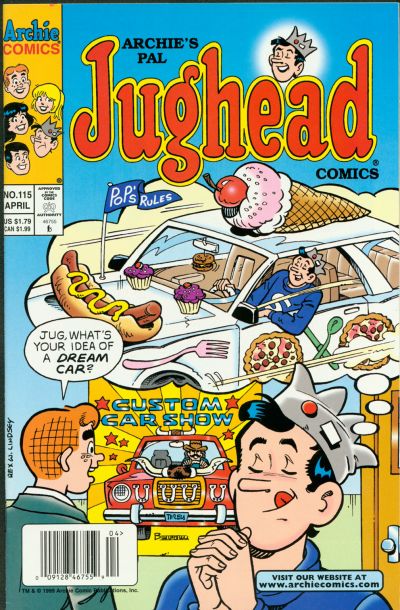 Cover for Archie's Pal Jughead Comics (Archie, 1993 series) #115