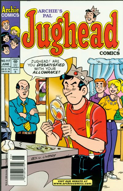 Cover for Archie's Pal Jughead Comics (Archie, 1993 series) #117