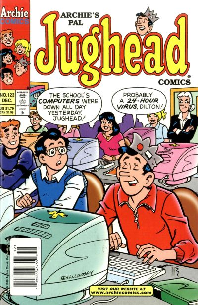 Cover for Archie's Pal Jughead Comics (Archie, 1993 series) #123