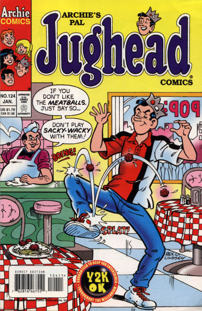 Cover for Archie's Pal Jughead Comics (Archie, 1993 series) #124