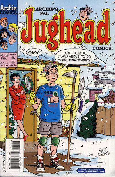 Cover for Archie's Pal Jughead Comics (Archie, 1993 series) #125