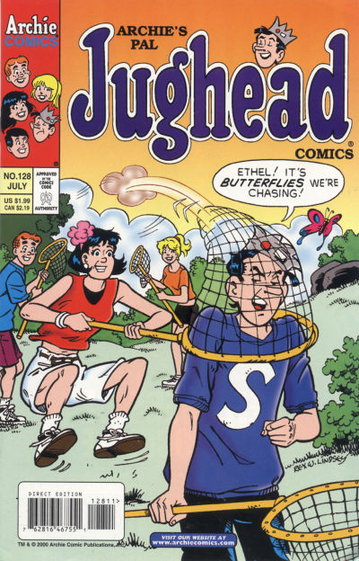 Cover for Archie's Pal Jughead Comics (Archie, 1993 series) #128
