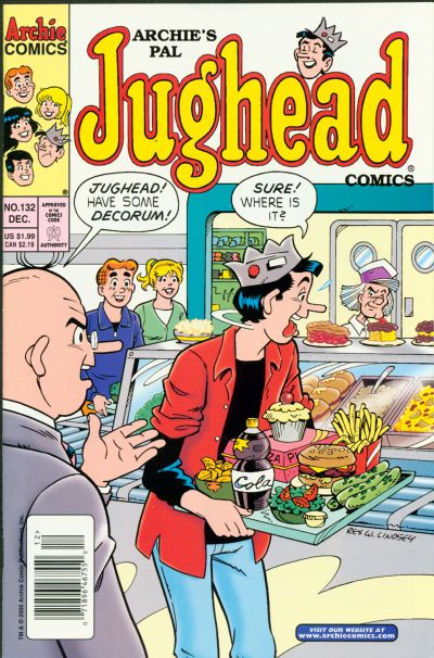 Cover for Archie's Pal Jughead Comics (Archie, 1993 series) #132
