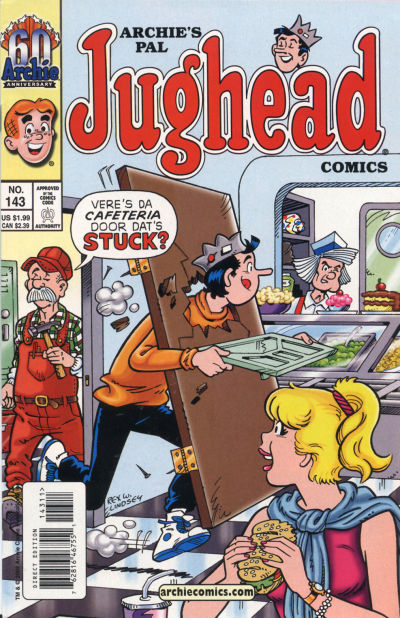 Cover for Archie's Pal Jughead Comics (Archie, 1993 series) #143