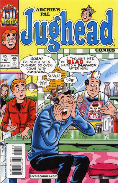 Cover for Archie's Pal Jughead Comics (Archie, 1993 series) #147