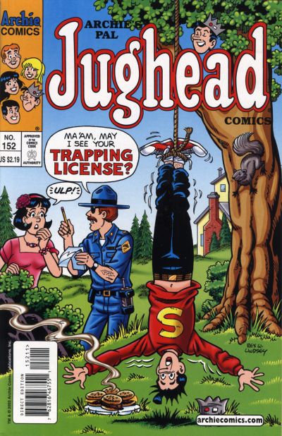 Cover for Archie's Pal Jughead Comics (Archie, 1993 series) #152
