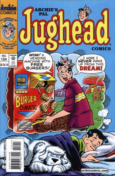 Cover for Archie's Pal Jughead Comics (Archie, 1993 series) #154 [Direct Edition]