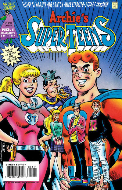 Cover for Archie's Super Teens (Archie, 1994 series) #1 [Direct Edition]