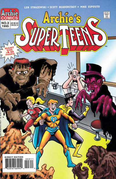 Cover for Archie's Super Teens (Archie, 1994 series) #3 [Direct Edition]
