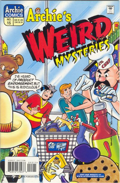 Cover for Archie's Weird Mysteries (Archie, 2000 series) #15