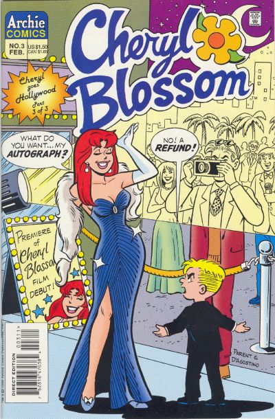 Cover for Cheryl Blossom (Goes Hollywood) (Archie, 1996 series) #3 [Newsstand]