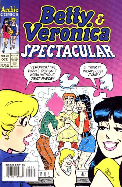Cover for Betty and Veronica Spectacular (Archie, 1992 series) #20 [Direct Edition]