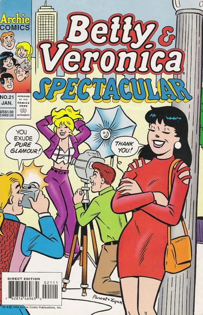 Cover for Betty and Veronica Spectacular (Archie, 1992 series) #21 [Direct Edition]